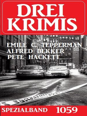 cover image of Drei Krimis Spezialband 1059